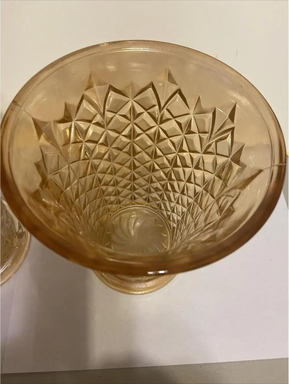 Amber Vase David Doty Studs Vase 1940’s To 1960’s